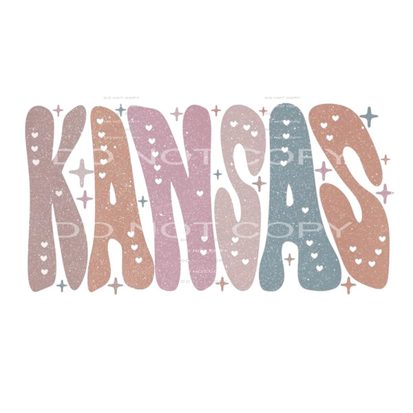 Kansas retro # 12320 Sublimation transfers - Heat Transfer