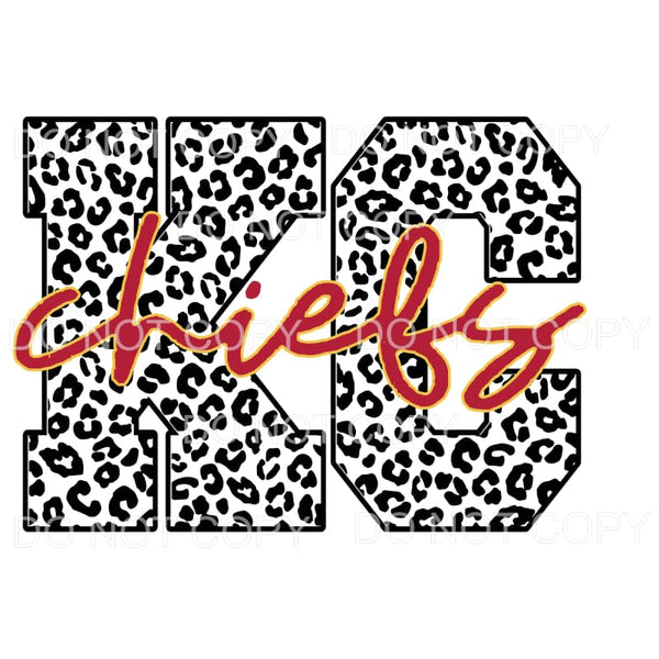 KC chiefs # 623 Sublimation transfers - Heat Transfer