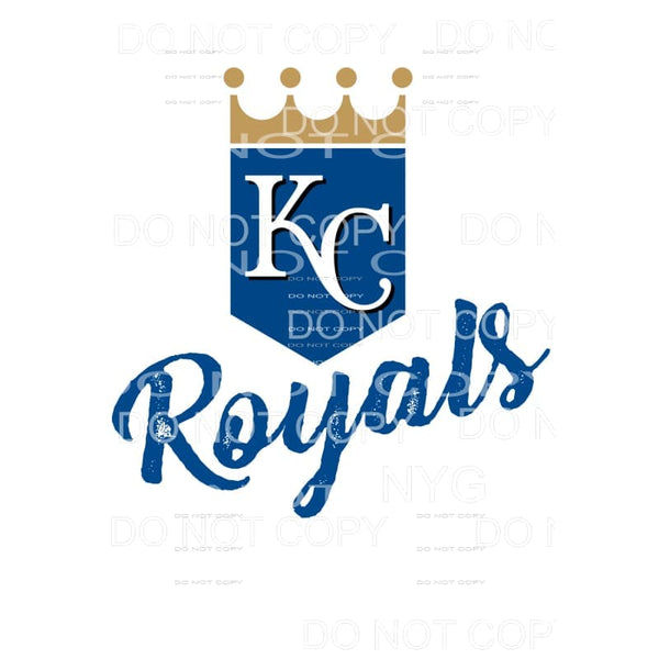 KC Royals Baseball # 7 Sublimation transfers - Heat Transfer