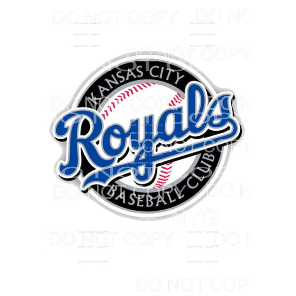 KC Royals Baseball # 8 Sublimation transfers - Heat Transfer