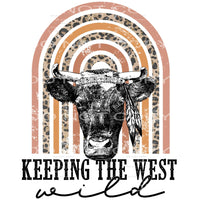 keeping the west wild #4569 Sublimation transfers - Heat 