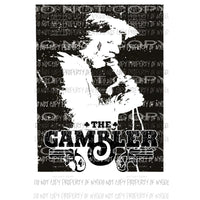 Kenny Rogers # 5 Country Sublimation transfers Heat Transfer