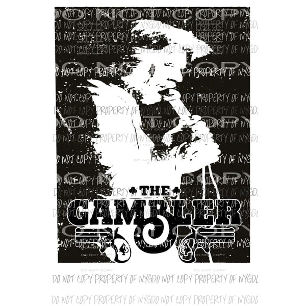 Kenny Rogers # 5 Country Sublimation transfers Heat Transfer