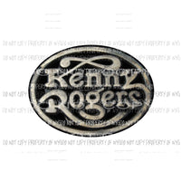 Kenny Rogers # 7 Country Sublimation transfers Heat Transfer