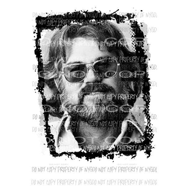 Kenny Rogers # 9 Country Sublimation transfers Heat Transfer
