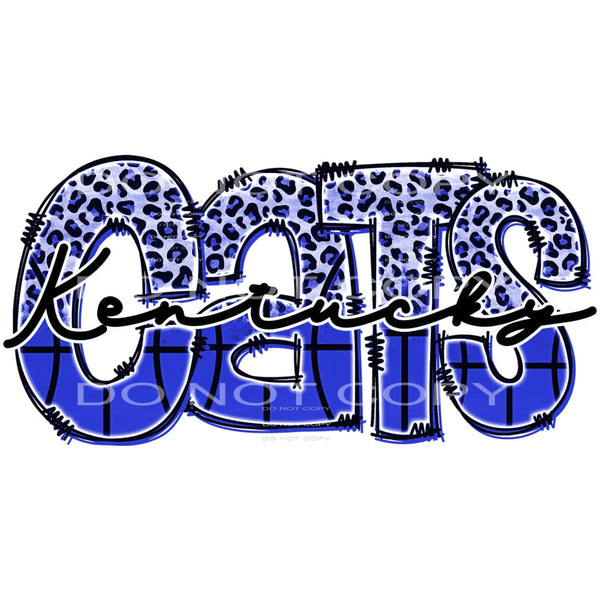 Kentucky cats #7264 Sublimation transfers - Heat Transfer