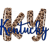 kentucky Leopard # 1100 Sublimation transfers - Heat 