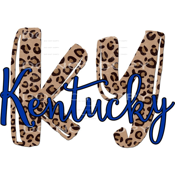 kentucky Leopard # 1100 Sublimation transfers - Heat 