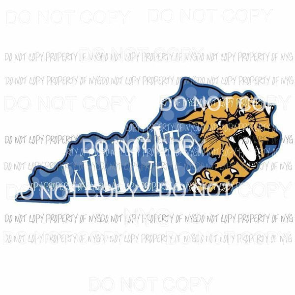 Kentucky Wildcats state Sublimation transfers Heat Transfer