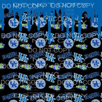 Kentucky Wildcats UK Drip Sheet #1 Sublimation transfers - 