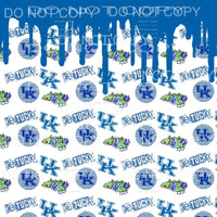 Kentucky Wildcats UK Drip Sheet #2 Sublimation transfers - 