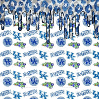 Kentucky Wildcats UK Drip Sheet #3 Sublimation transfers - 