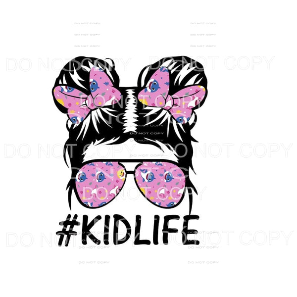 Kid Life baby shark # 2 Sublimation transfers - Heat 