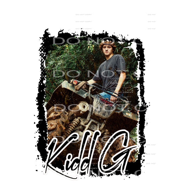 Kidd # 3 Sublimation transfers - Heat Transfer Graphic Tee -