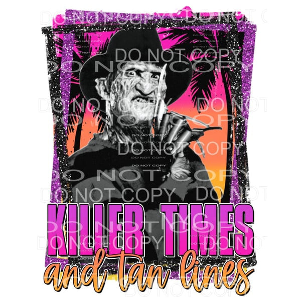 Killer Times and Tan Lines Freddy Krueger Nightmare On Elm 