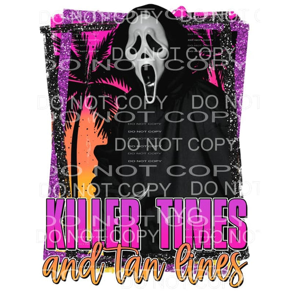 Killer Times and Tan Lines Ghostface Scream Sublimation 
