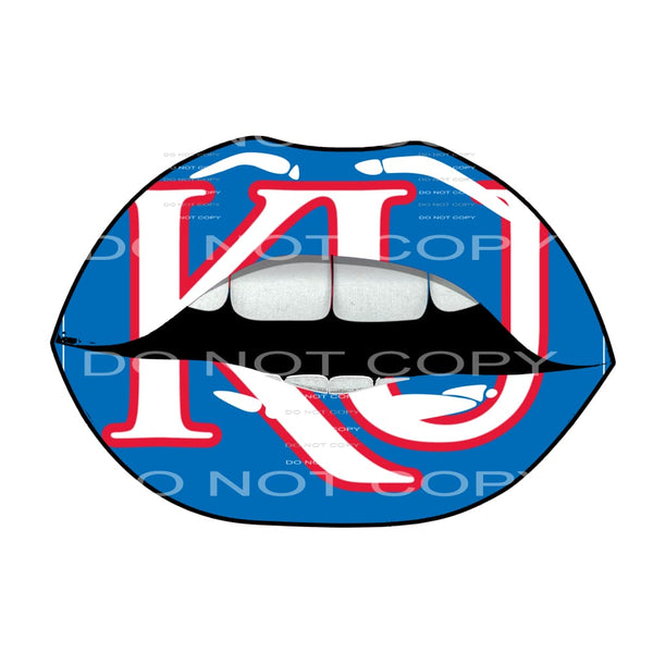 KU lips #6095 Sublimation transfers - Heat Transfer