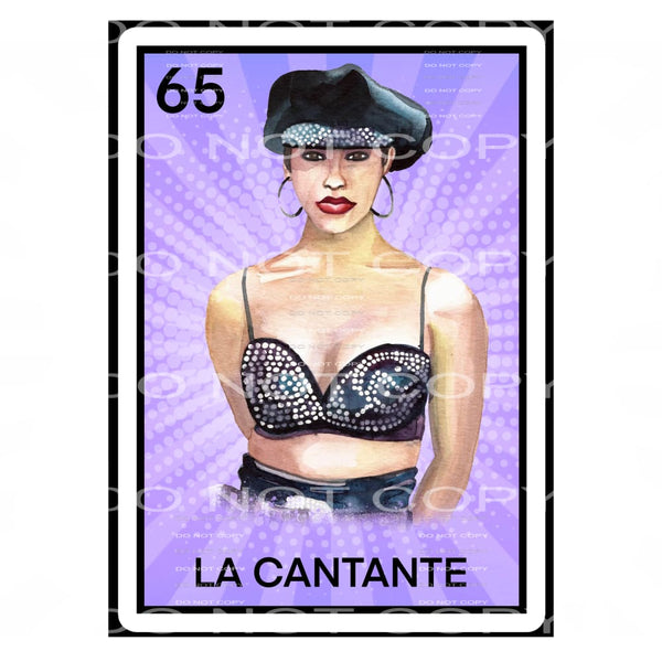 la cantante #4954 Sublimation transfers - Heat Transfer