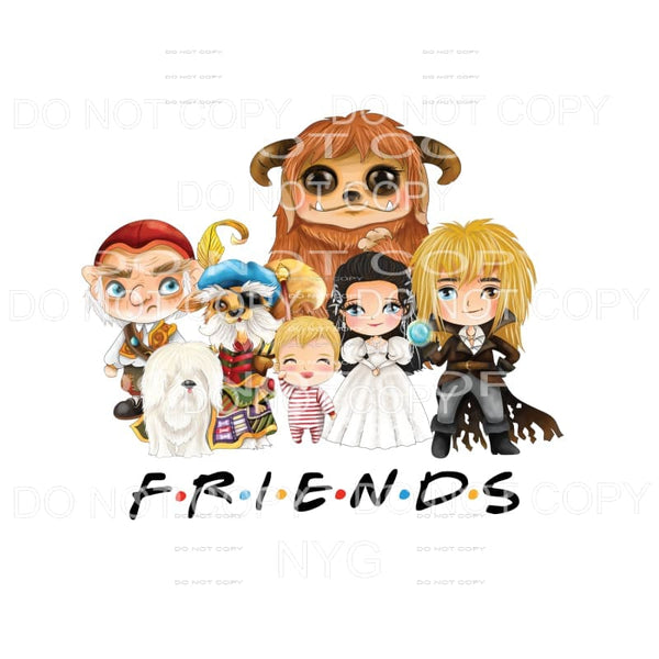 martodesigns - Labyrinth Friends Sublimation transfers
