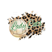 Lady cats Volleyball you choose Colors in dropdown menu 