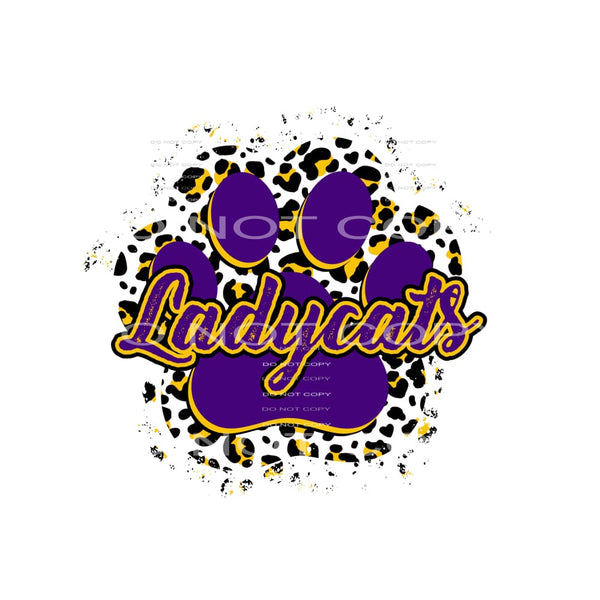 Ladycats Purple # 3 Sublimation transfers - Heat Transfer