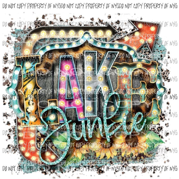 Lake Junkie Marquee Leopard Sublimation transfers Heat Transfer