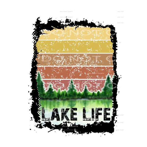 Lake Life # 6656 Sublimation transfers - Heat Transfer