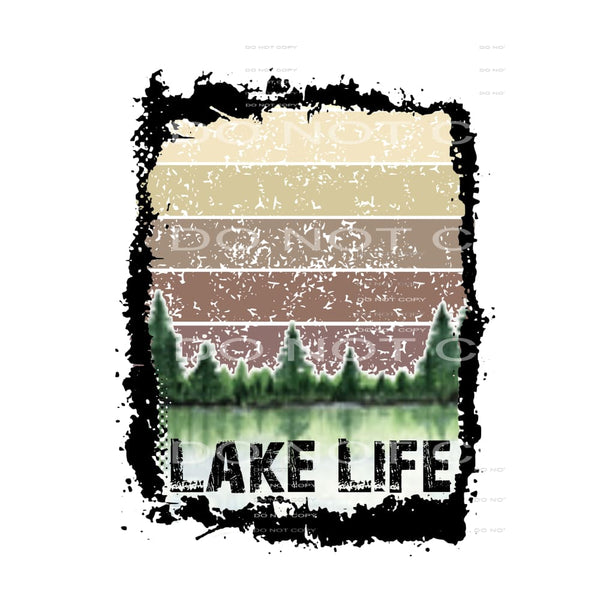 Lake Life # 6657 Sublimation transfers - Heat Transfer