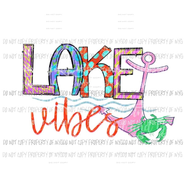 Lake vibes Sublimation transfers Heat Transfer