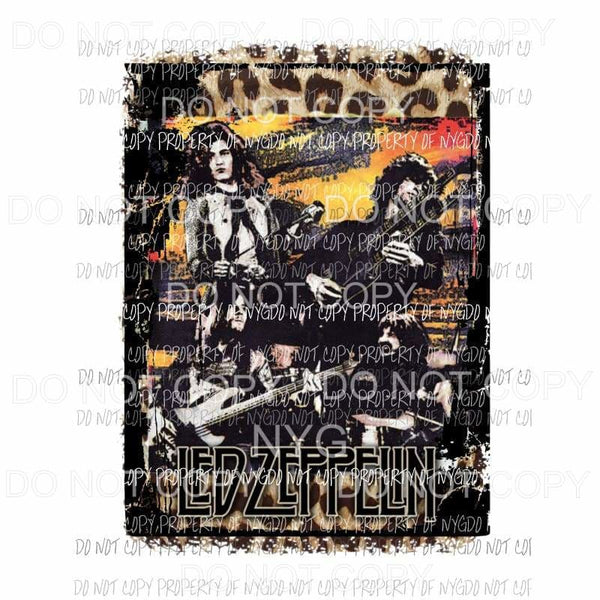 Led Zeppelin # 2 Sublimation transfers Heat Transfer
