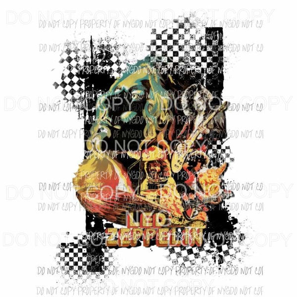 Led Zeppelin # 3 Sublimation transfers Heat Transfer