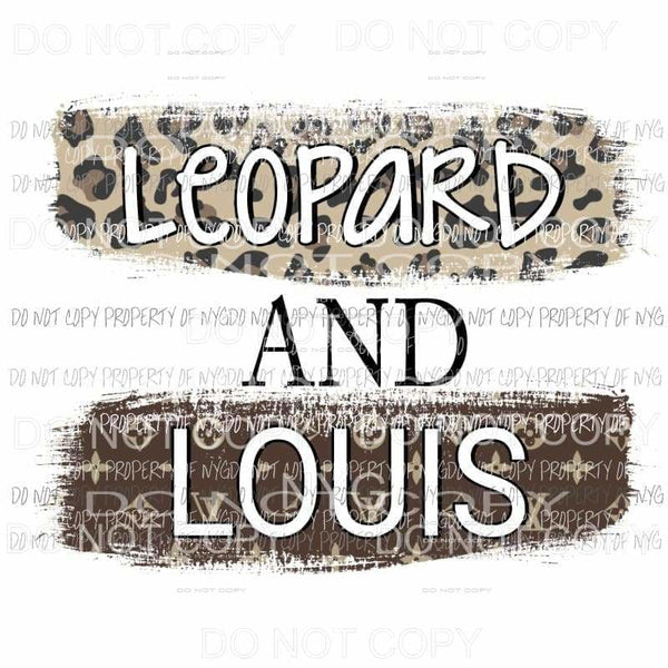 martodesigns - Leopard And Louis LV vuitton # 20 Sublimation