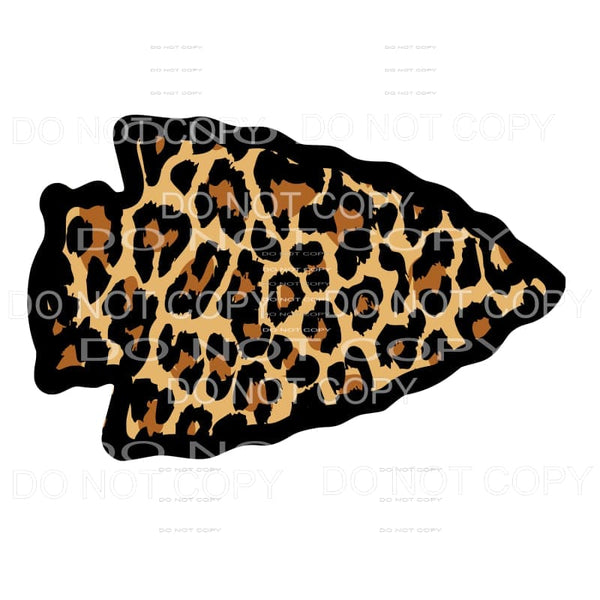 Leopard Arrowhead # 333 Sublimation transfers - Heat 