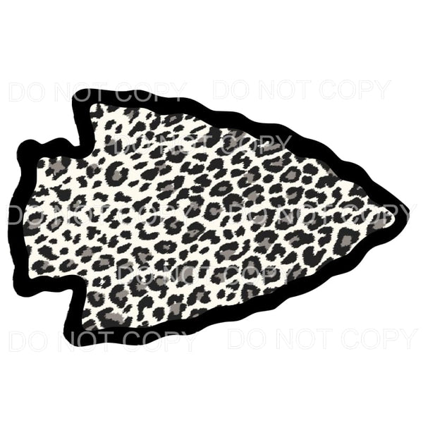 Leopard Arrowhead # 334 Sublimation transfers - Heat 
