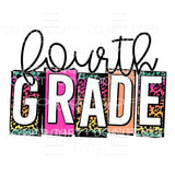 Leopard BLOCK 1st TO 6TH GRADES Sublimation transfers - Heat