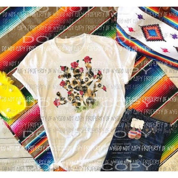 Leopard Cactus # 5 sublimation transfer Heat Transfer