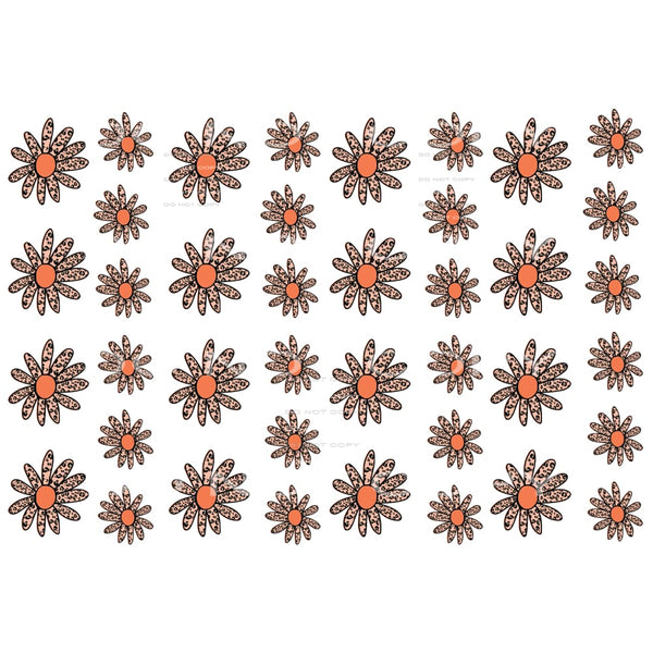 leopard daisy #4689 Sublimation transfers - Heat Transfer
