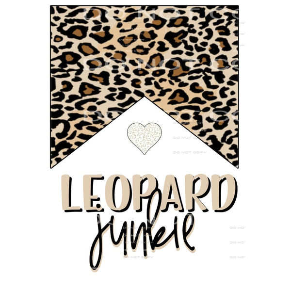 LEOPARD JUNKIE # 8888 Sublimation transfers - Heat Transfer