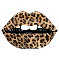 Leopard Lips #5 Sublimation transfers - Heat Transfer