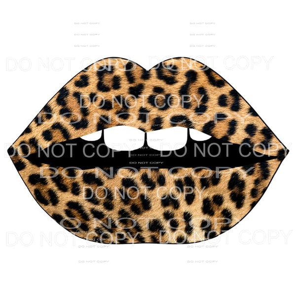 Leopard Lips #5 Sublimation transfers - Heat Transfer