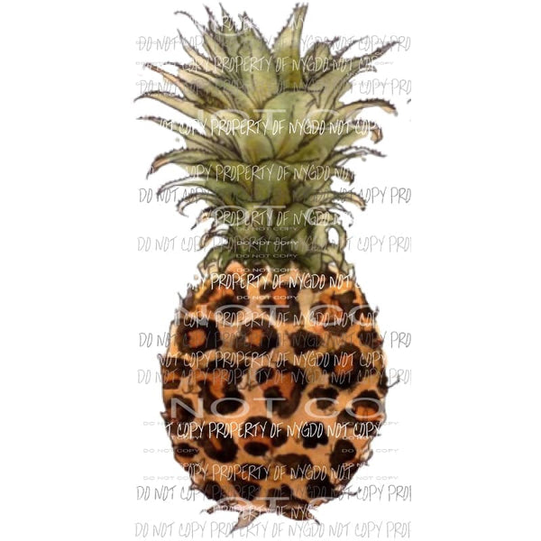 Leopard Pineapple cheetah Sublimation transfers Heat Transfer