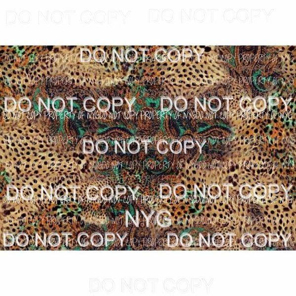 Leopard Sheet #13 Sublimation transfers 13 x 9 inches Heat Transfer