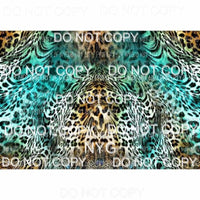 Leopard Sheet #14 Sublimation transfers 13 x 9 inches Heat Transfer