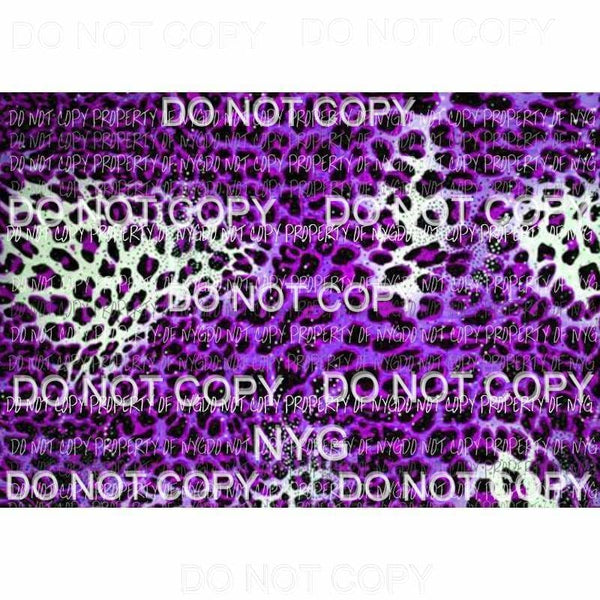 Leopard Sheet #17 Sublimation transfers 13 x 9 inches Heat Transfer
