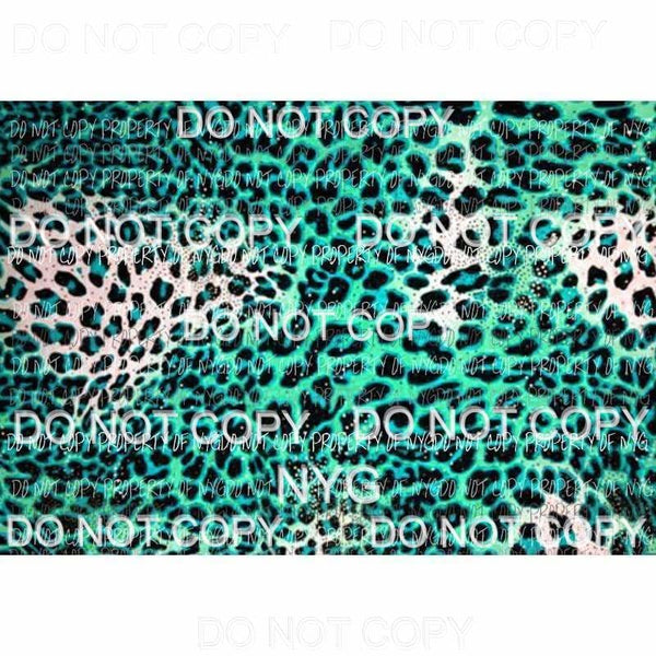 Leopard Sheet #20 Sublimation transfers 13 x 9 inches Heat Transfer