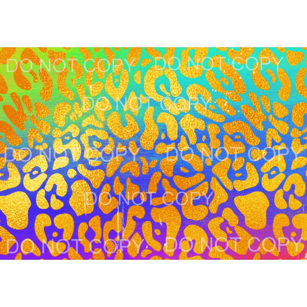 Leopard Sheet #54 Sublimation transfers - Heat Transfer