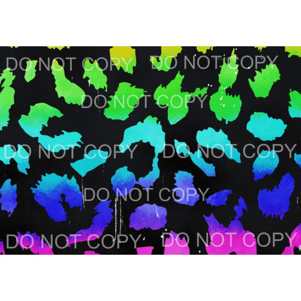 Leopard Sheet #58 Sublimation transfers - Heat Transfer