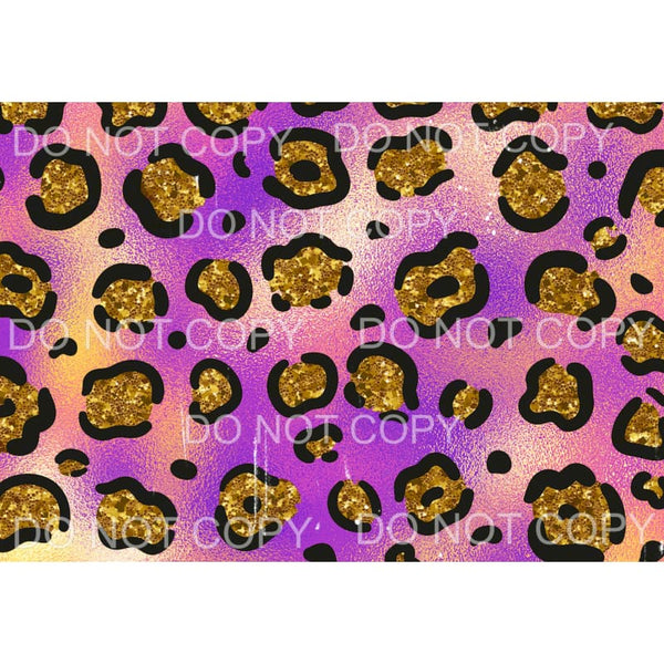 Leopard Sheet #60 Sublimation transfers - Heat Transfer