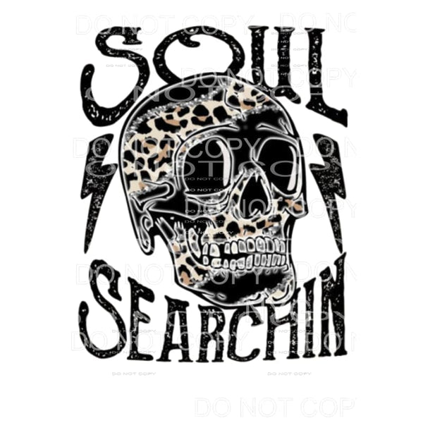 Leopard Skull soul searchin Sublimation transfers - Heat 
