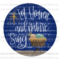 Let heaven and nature sing Sublimation transfers Heat Transfer